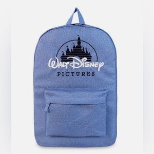 Walt Disney Pictures Embroidered Blue School Backpack